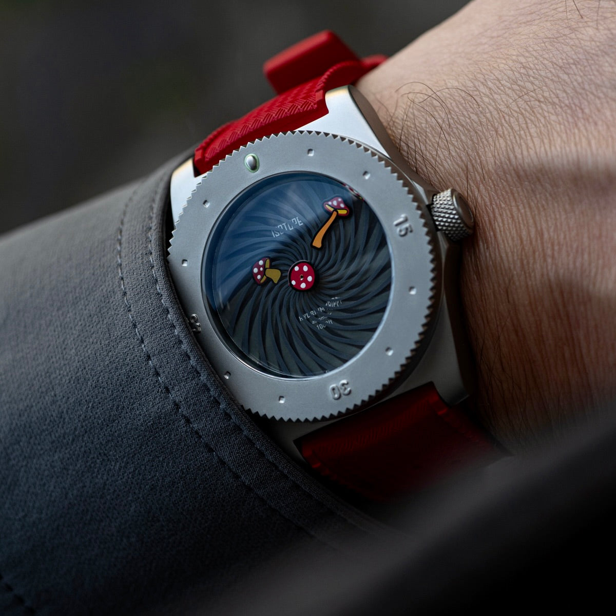 Hydrium Trippy Mushroom Moire