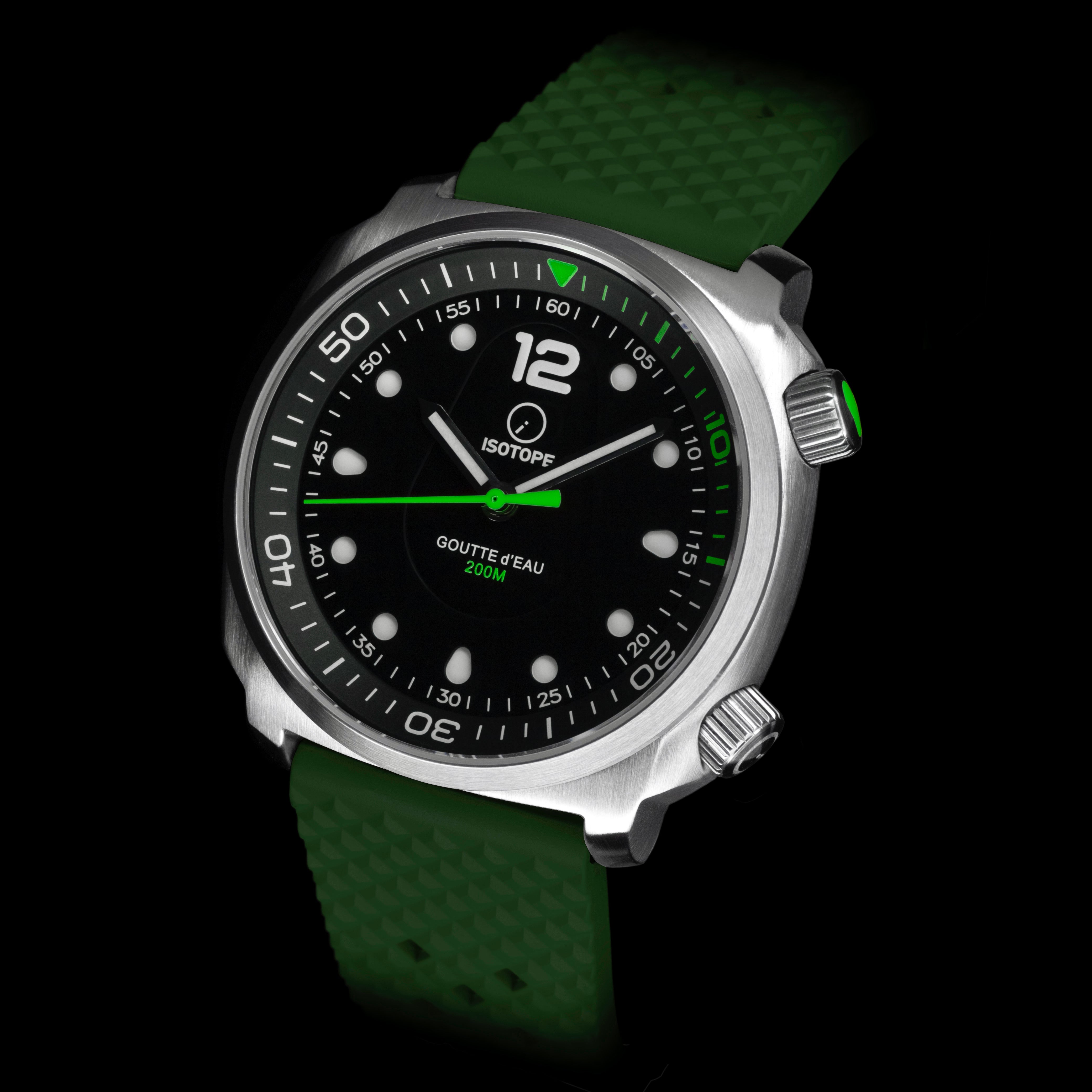Quick Release Green FKM Strap