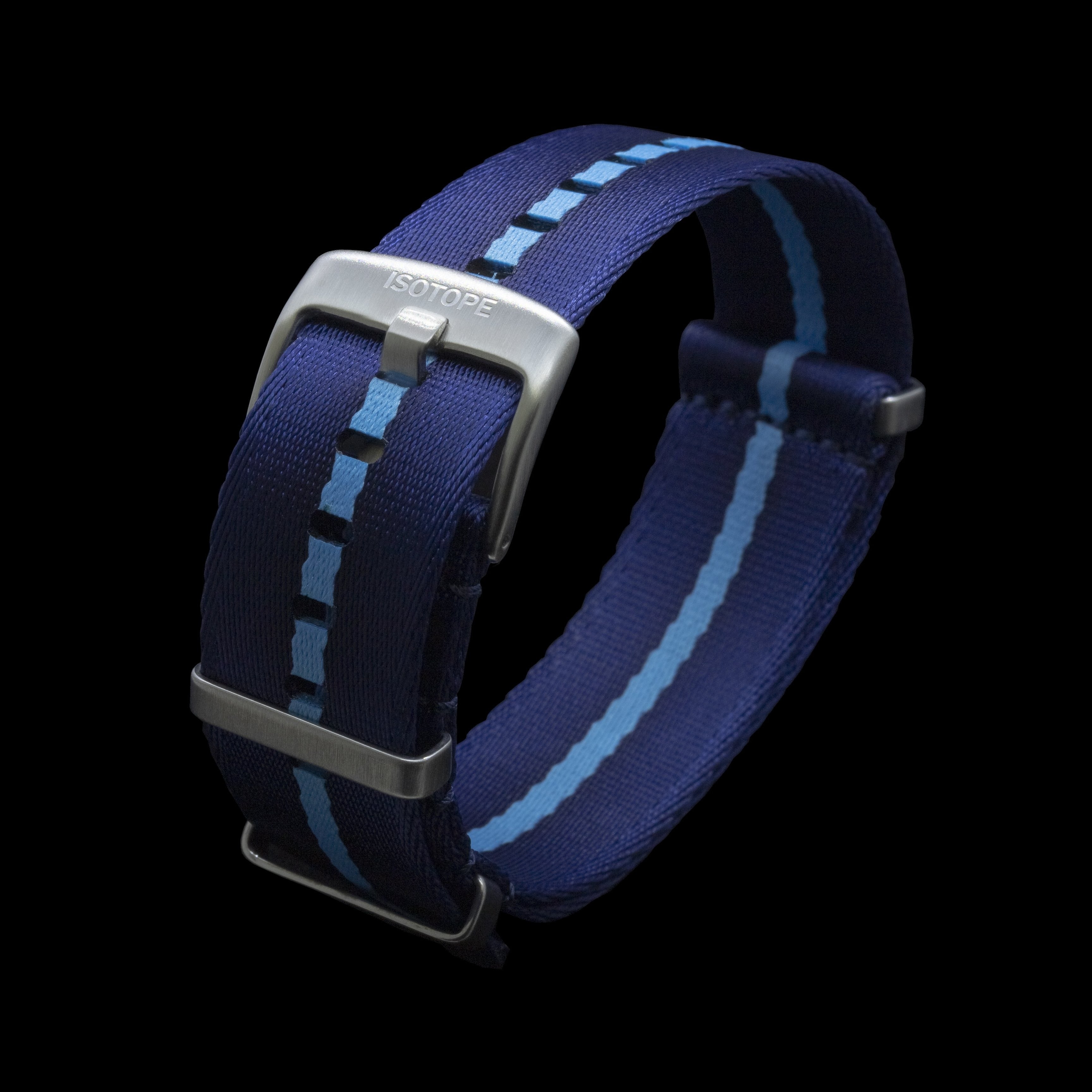 Blue N. strap