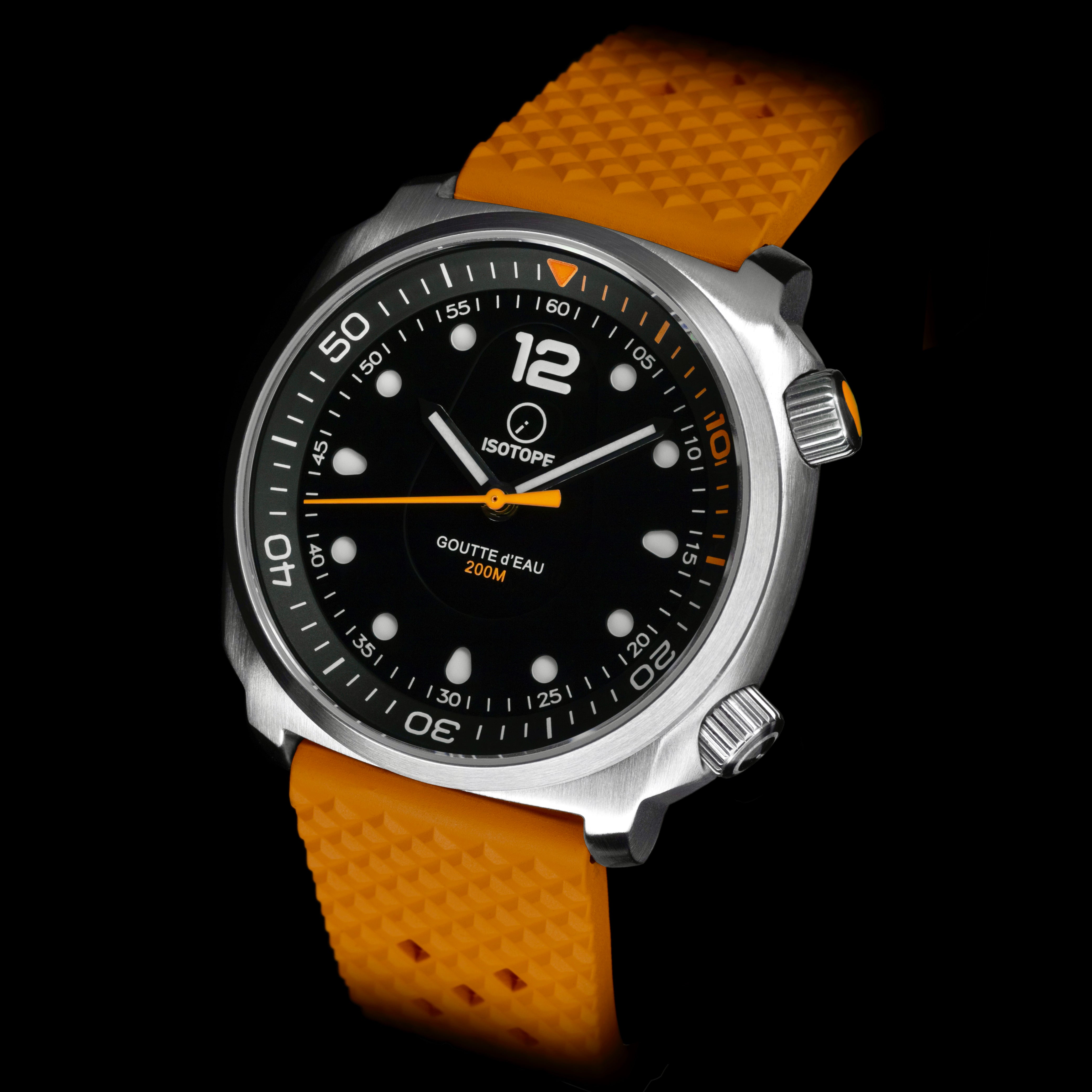 Quick Release Orange FKM Strap
