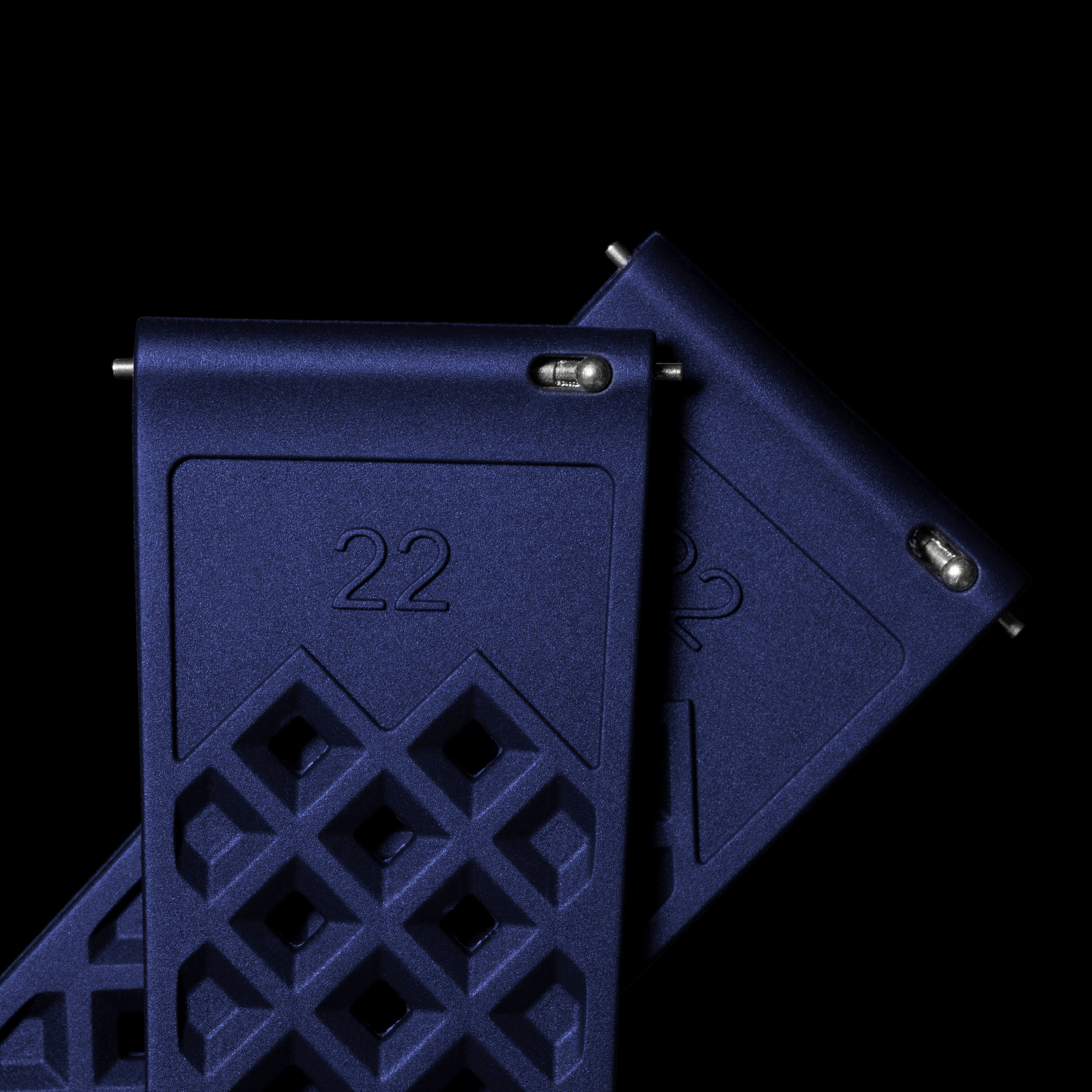 Quick Release Navy Blue FKM Strap