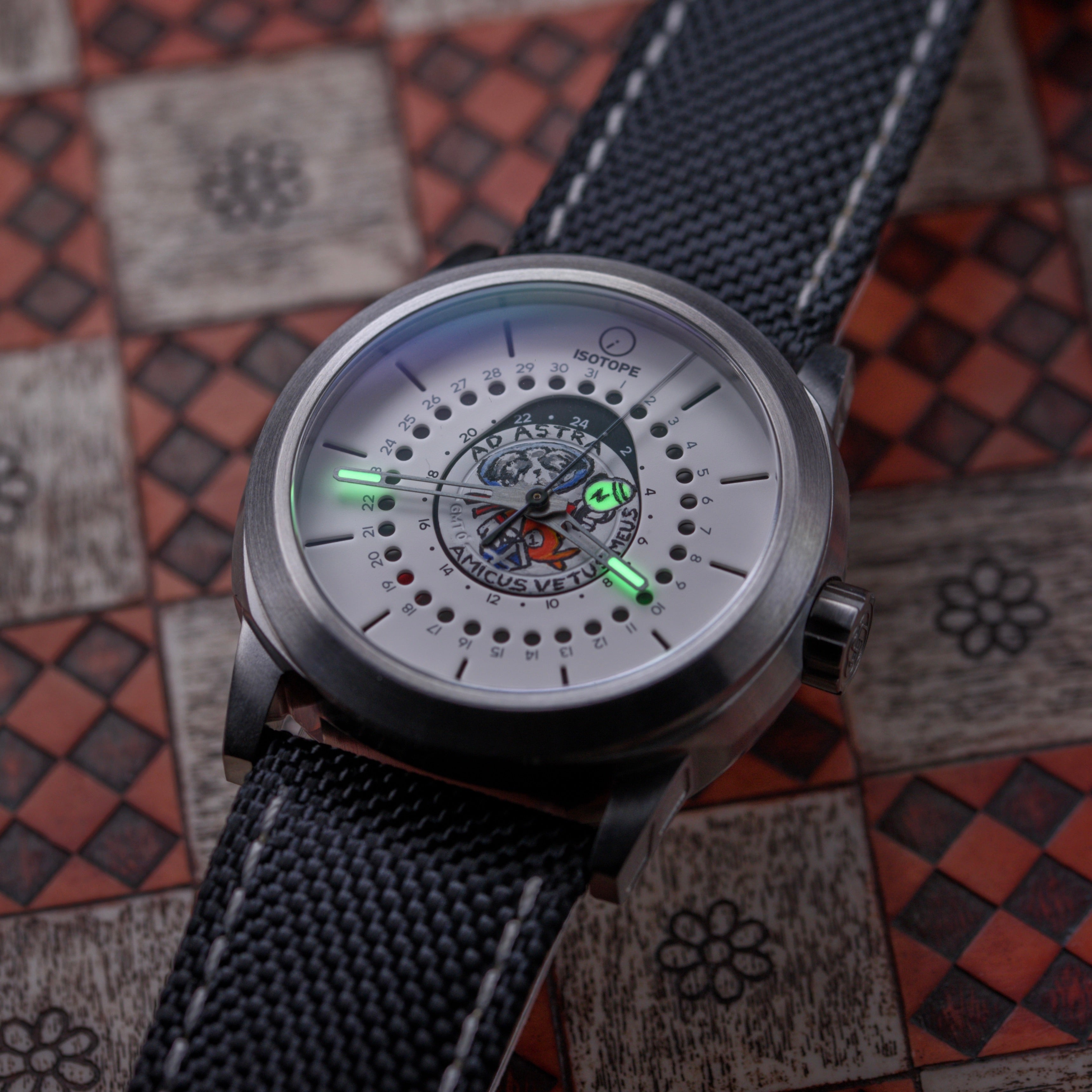 One of one hand-painted watches