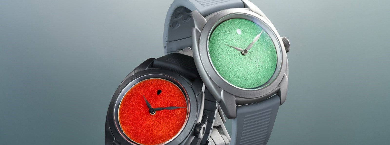 Meet the Isotope × Oracle Time Mercury Vitreous Green &amp; Orange