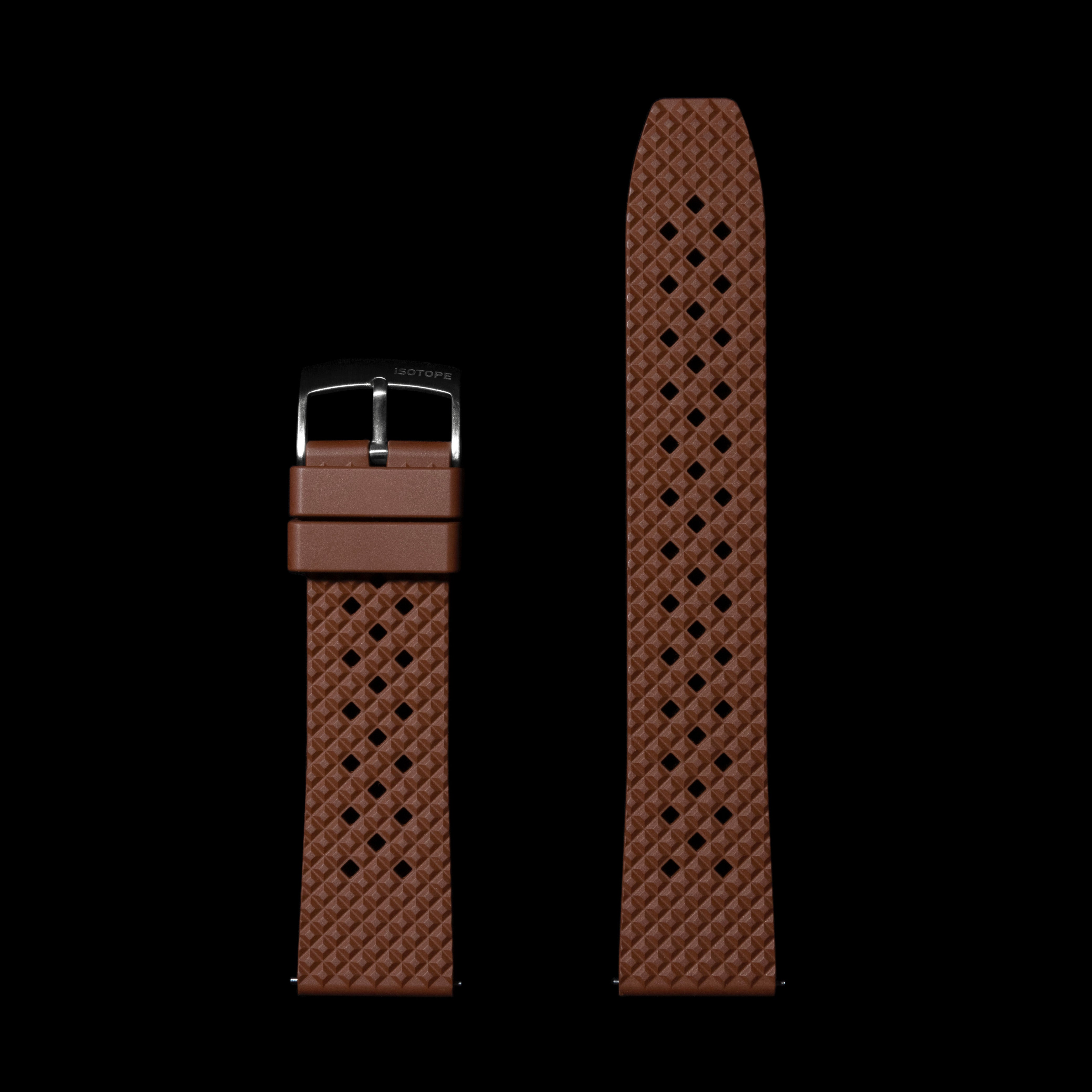 Quick Release Brown FKM Strap