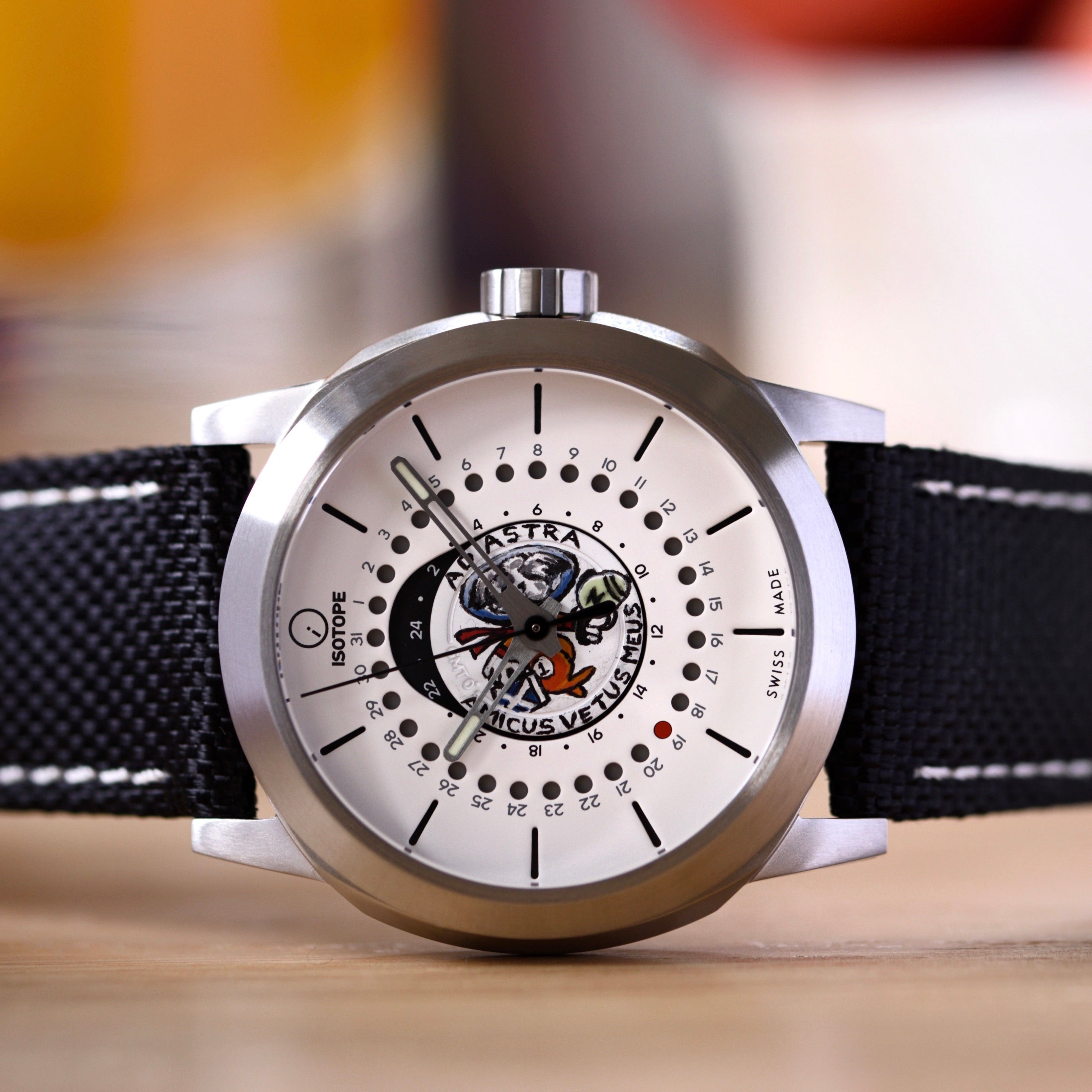 One of one hand-painted watches